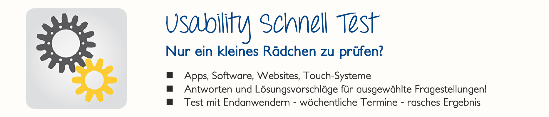 Usability-Schnell-Test